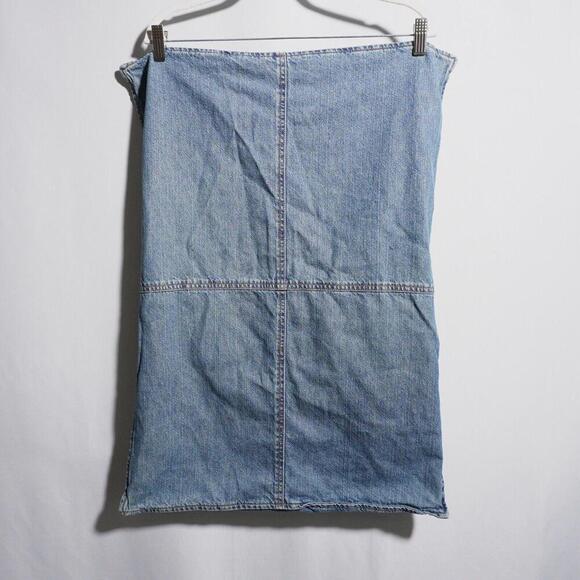 Tommy Hilfiger Denim Pillowcase Sham Single Blue Jeans Rectangle 4 Panel SEE 90s - Picture 1 of 8